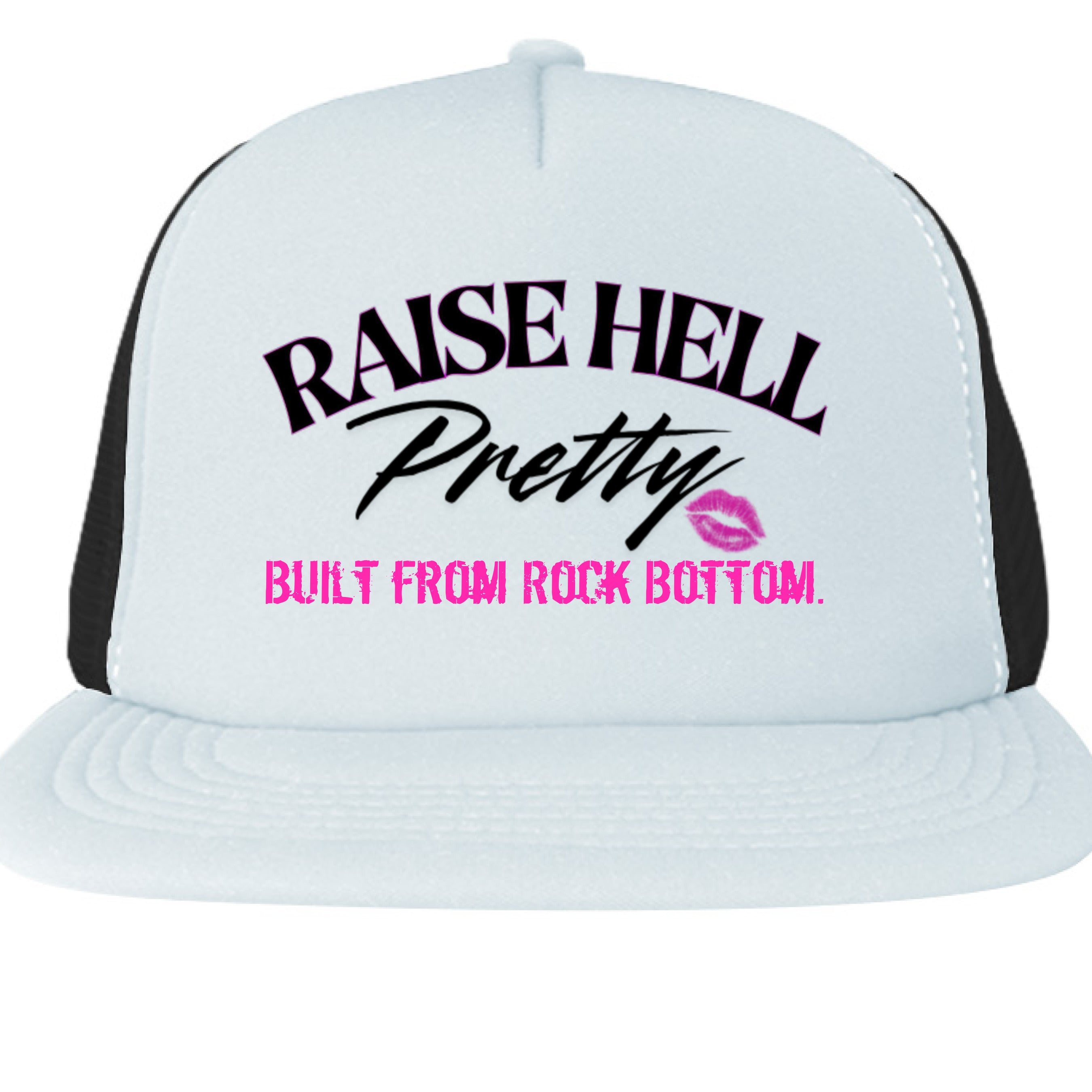 White rock bottom trucker - FRONT